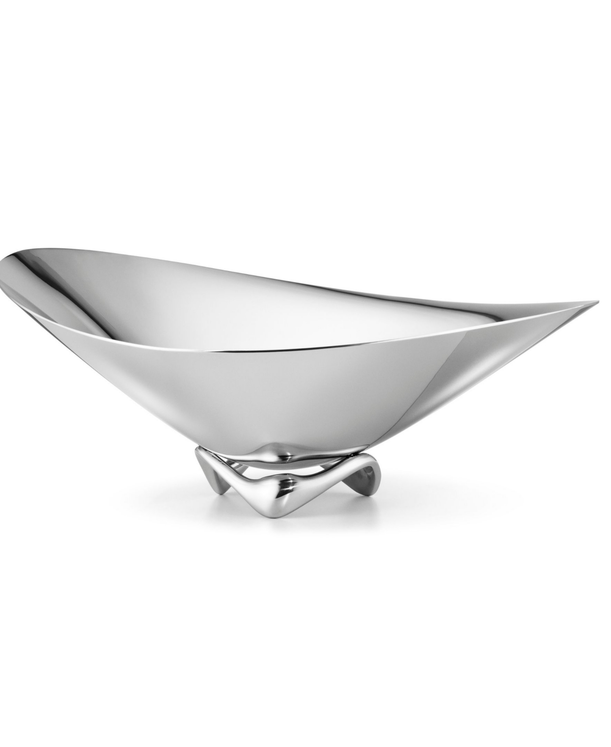 Georg Jensen Hk Wave Bowl, Large In Silver