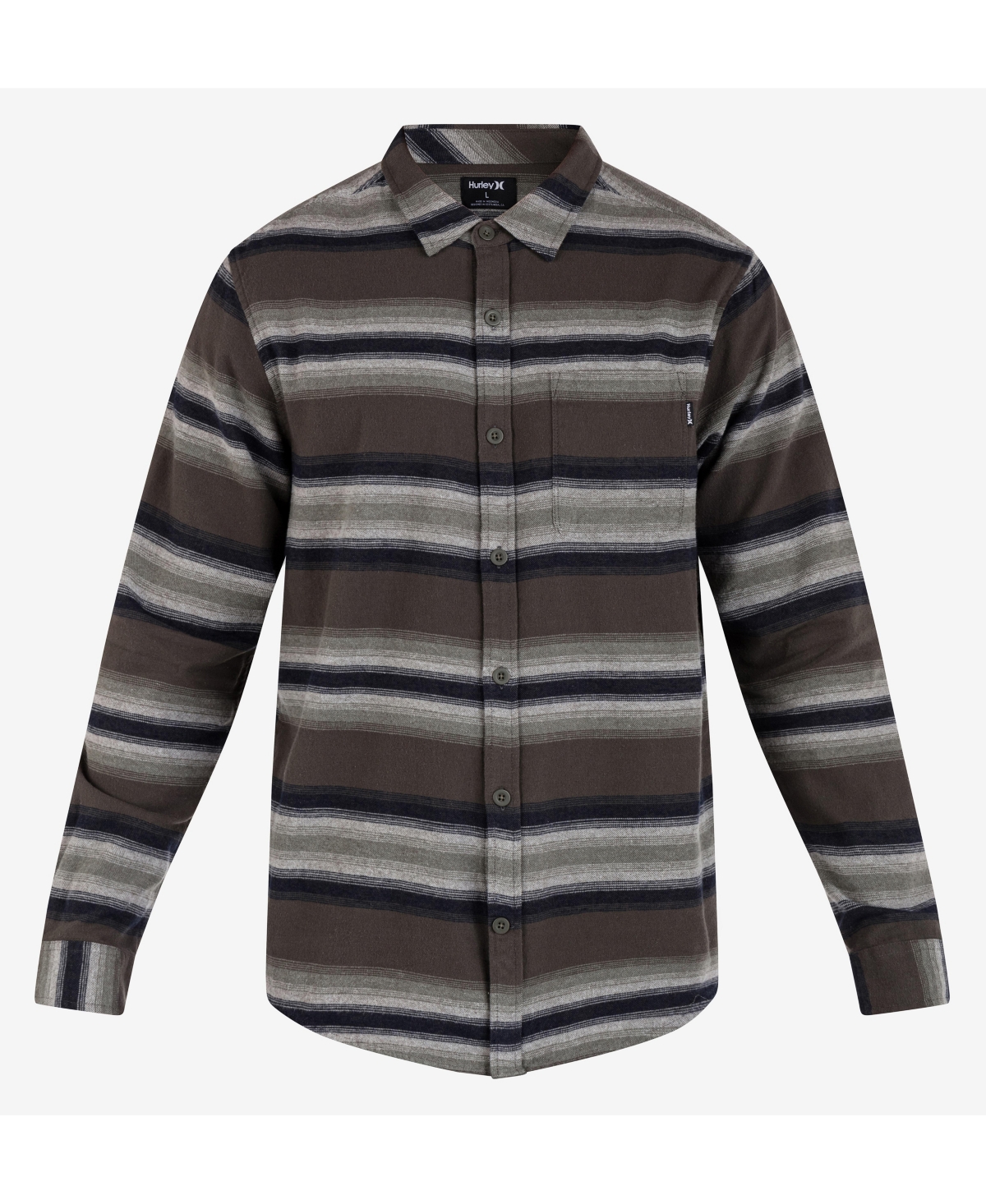 Men's Portland Flannel Long Sleeve Shirt - Olive