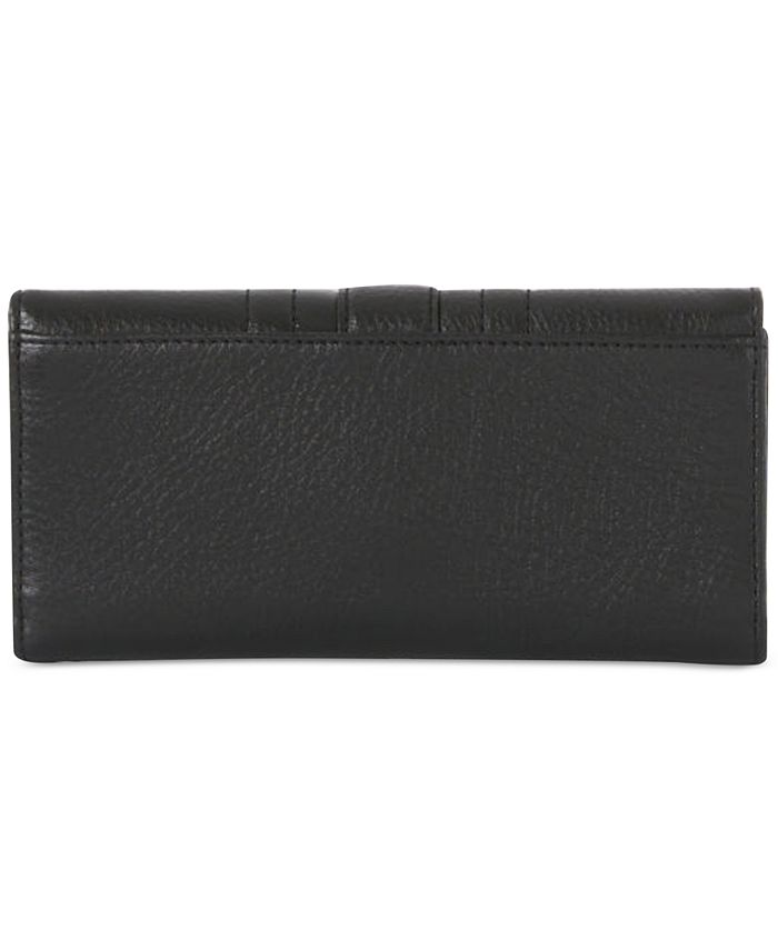 Brahmin Veronica Gryphon Embossed Leather Wallet - Macy's