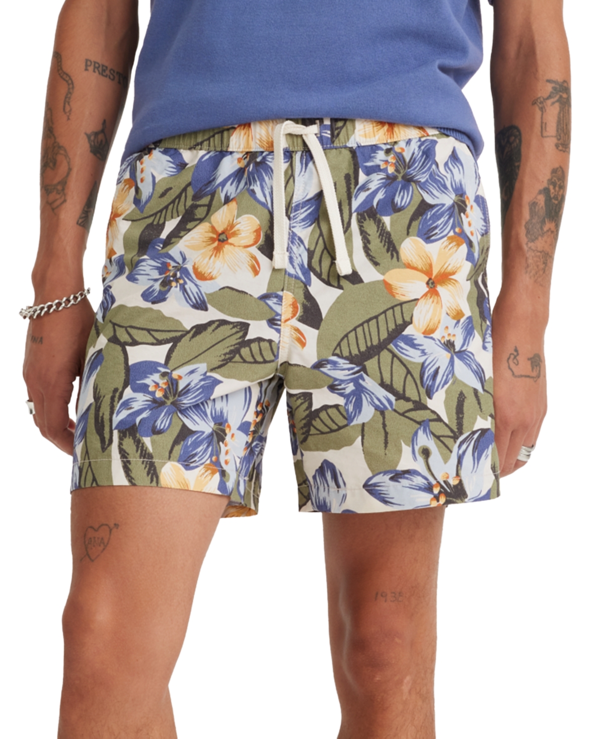 Shop Levi's Men's Xx Chino Easy 6" Shorts In Andromeda Tropical
