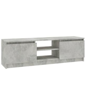 TV Stand Concrete Gray 47.2"x11.8"x14" Engineered Wood