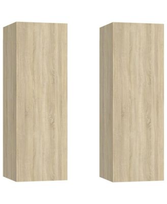 TV Stands 2 pcs Sonoma Oak 12"x11.8"x35.4" Engineered Wood