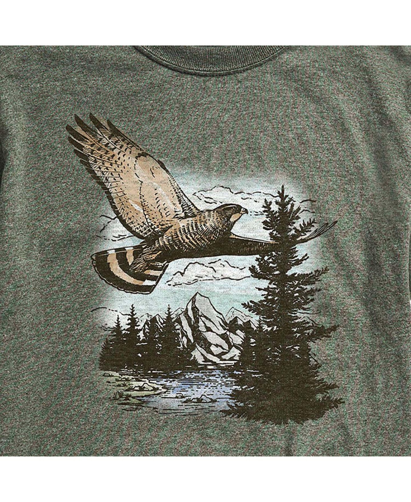Мужская футболка AIRWAVES Eagle Scene Short Sleeve, цвет: Зелёный — фото 3