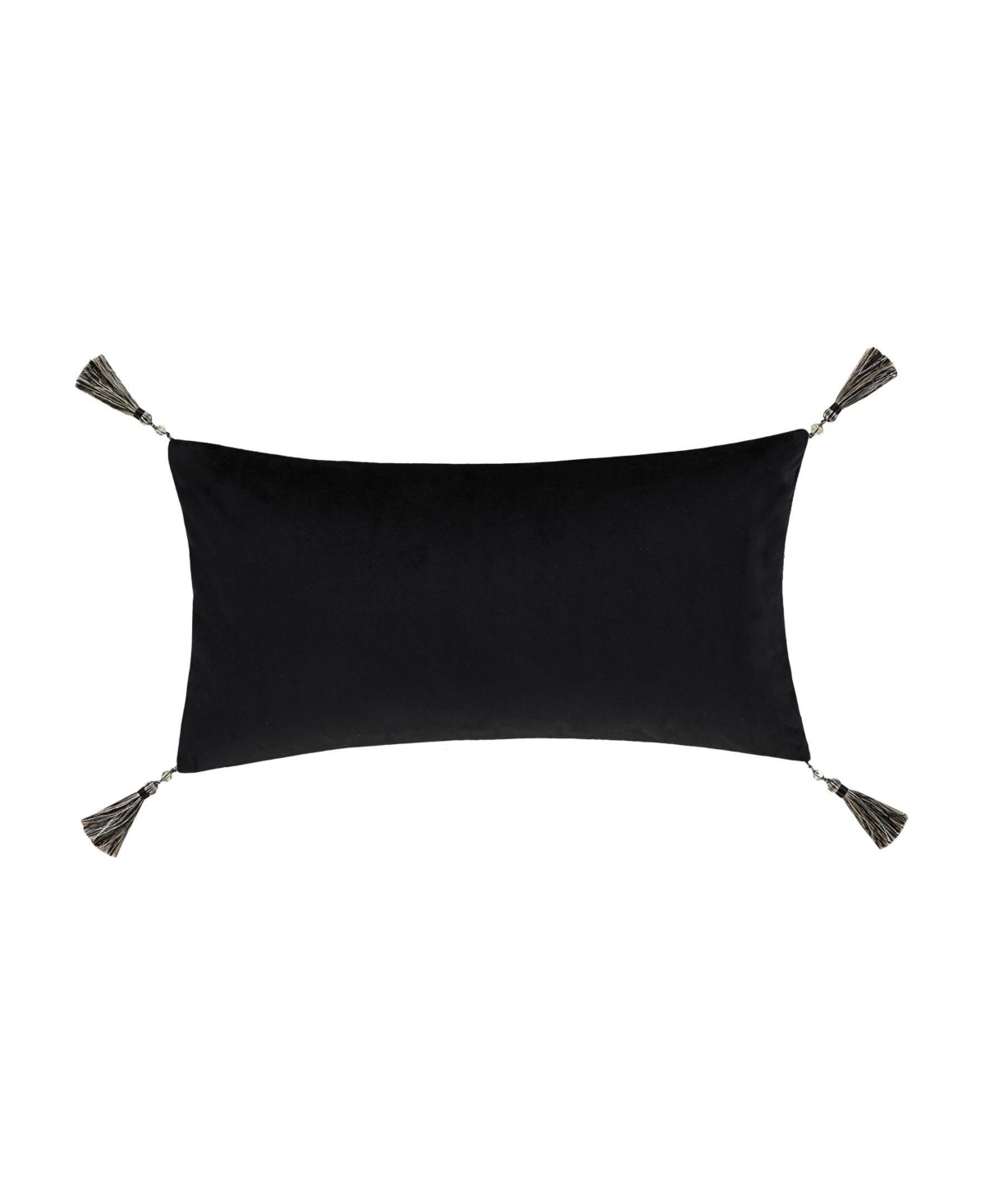 J Queen New York Vincenzo Boudoir Decorative Pillow, 12" X 21" In Glacier