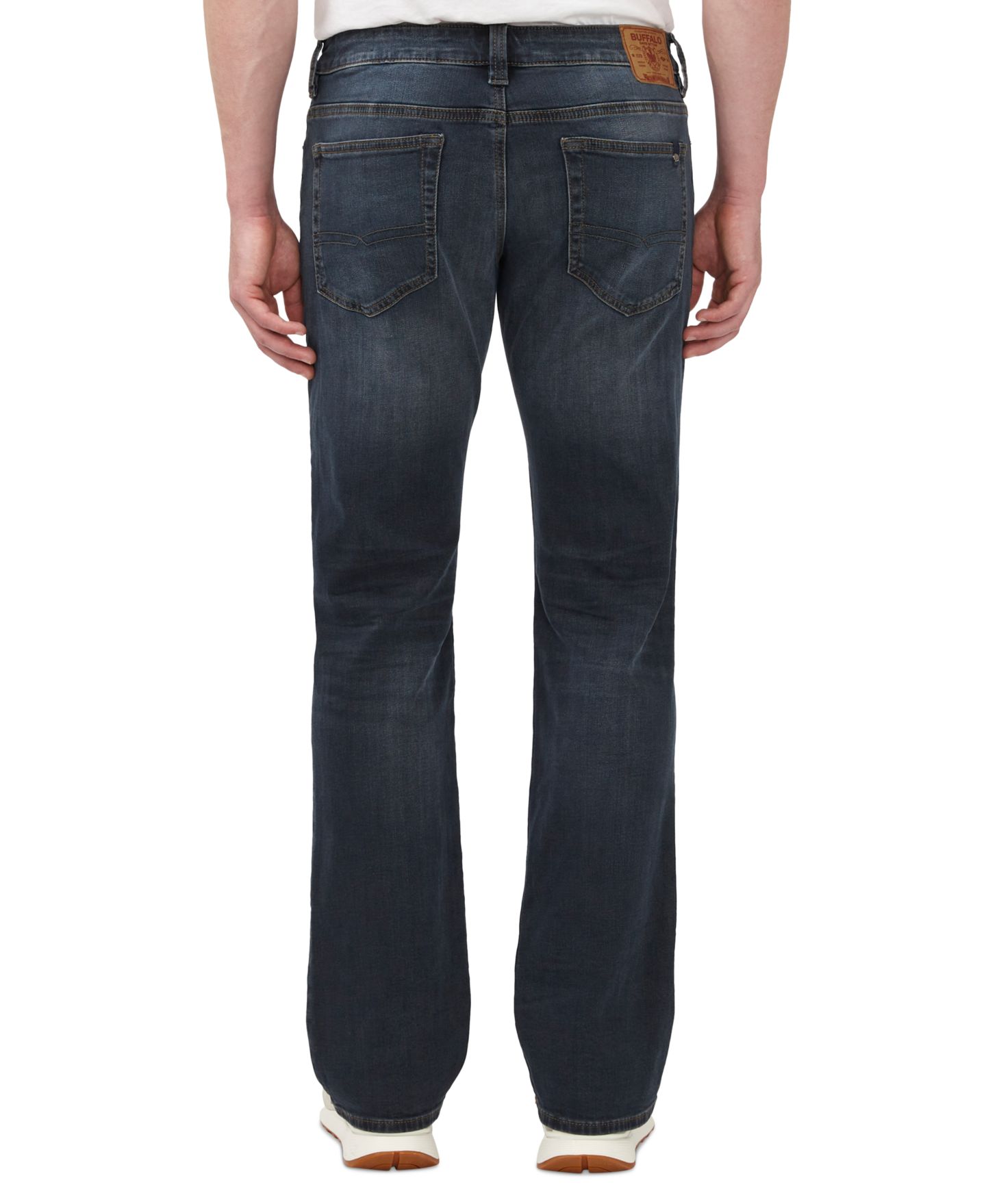 Мужские джинсы Buffalo David Bitton Boot King Slim Stretch, цвет: Crinkled And Sanded — фото 5