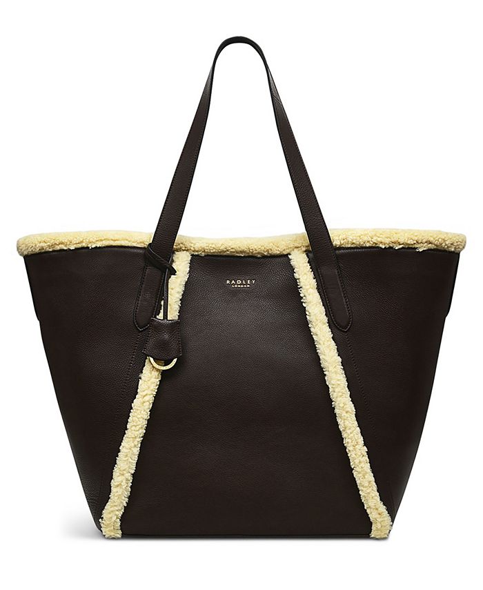 Radley London Park Place Shearling Leather Extralarge Open Top Tote