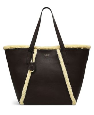 Radley London Park Place Shearling Leather Extra-large Open Top Tote ...