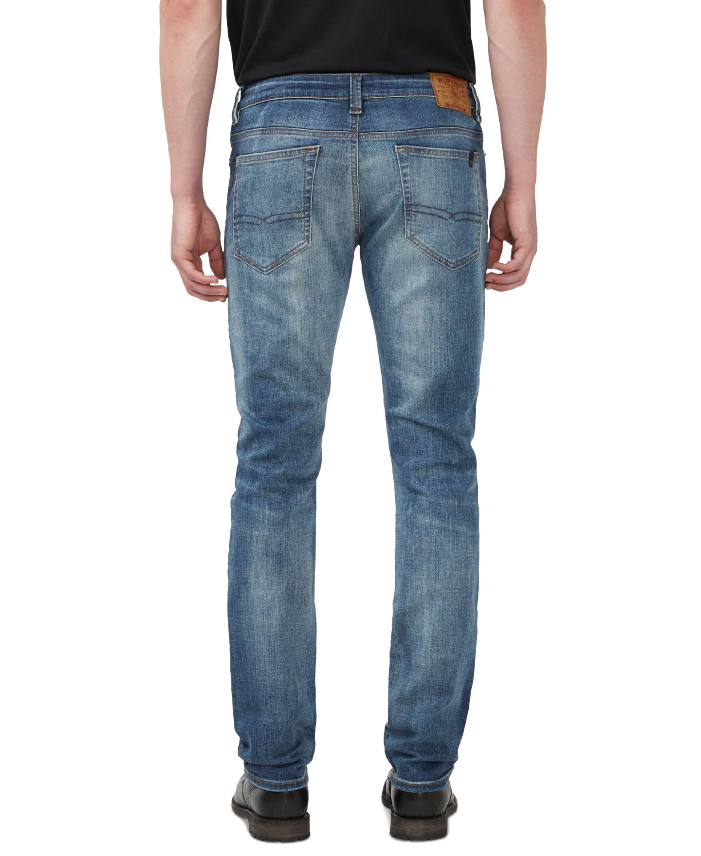 Мужские джинсы Buffalo David Bitton Slim Ash Stretch Fit, цвет: Индиго — фото 6