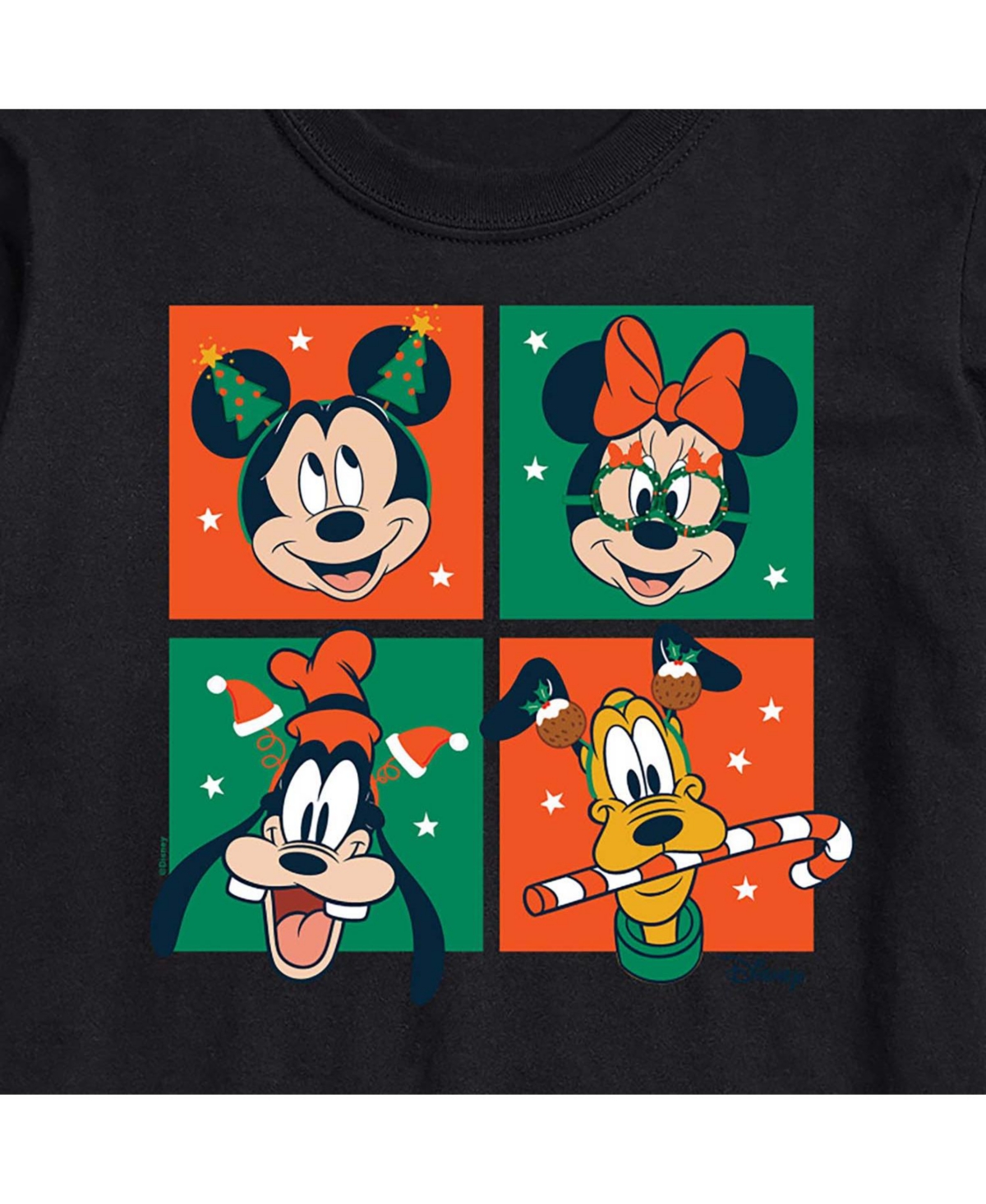Airwaves Men's Disney Holiday Short Sleeves T-shirt