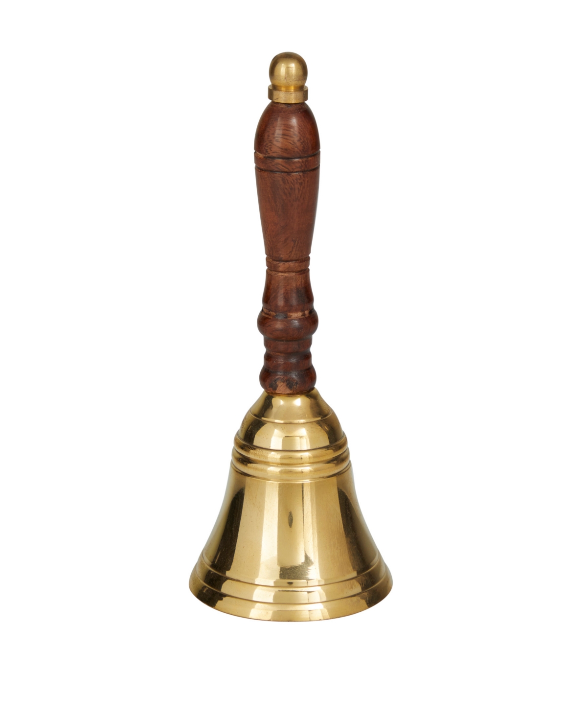 Rosemary Lane Brass Decorative Bell, 2" X 2" X 5" In Gold