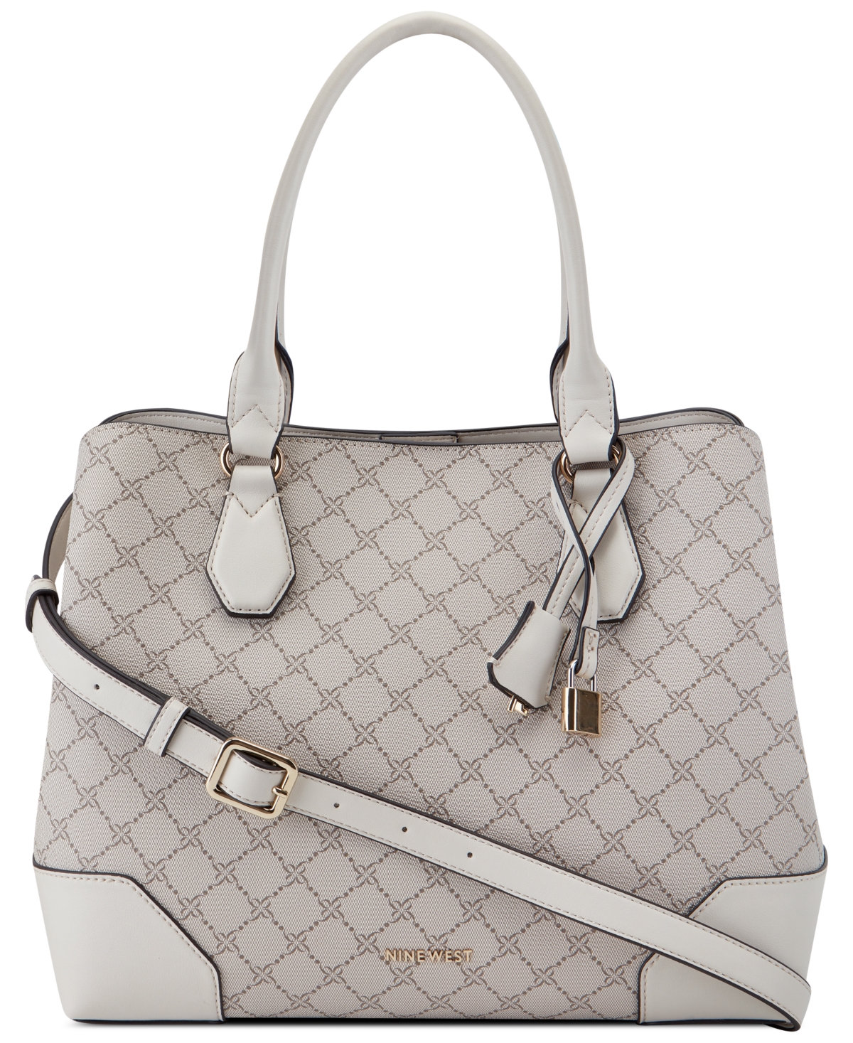 Brooklyn Jet Set Carryall - Mushroom Logo, Milk