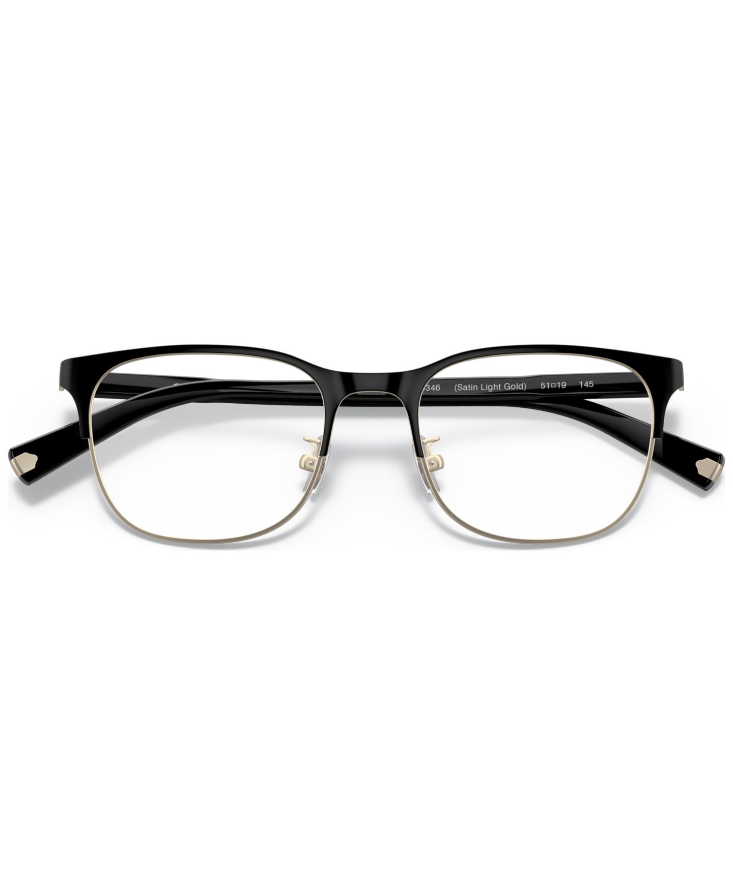 Мужские очки COACH Man Round Metal HC5131 Eyeglasses, цвет: Чёрный / Золотой — фото 2