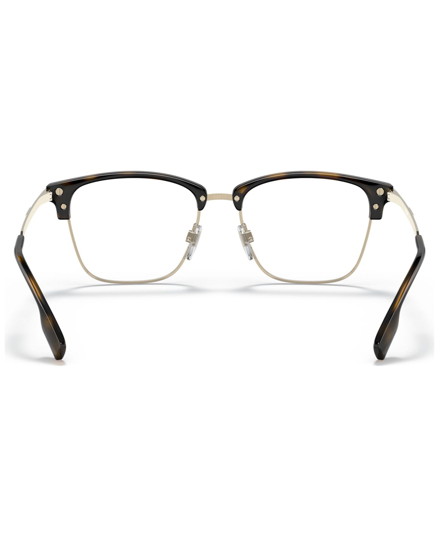 Мужские очки Burberry Man Square Plastic BE2359 Pearce Eyeglasses, цвет: Тёмный гавана — фото 3