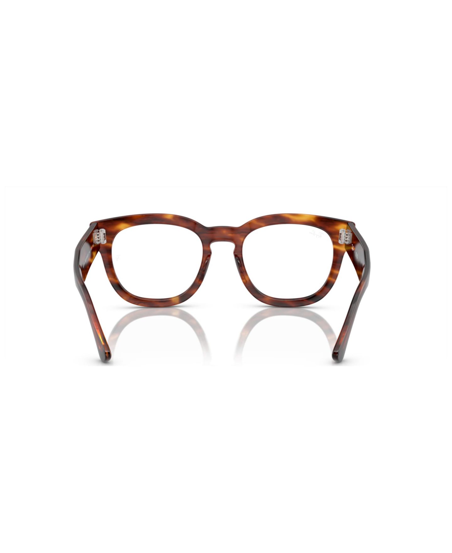 Очки Ray-Ban Unisex Square Plastic RB0298V Mega Hawkeye Optics Eyeglasses, цвет: Синий прозрачный синий — фото 10