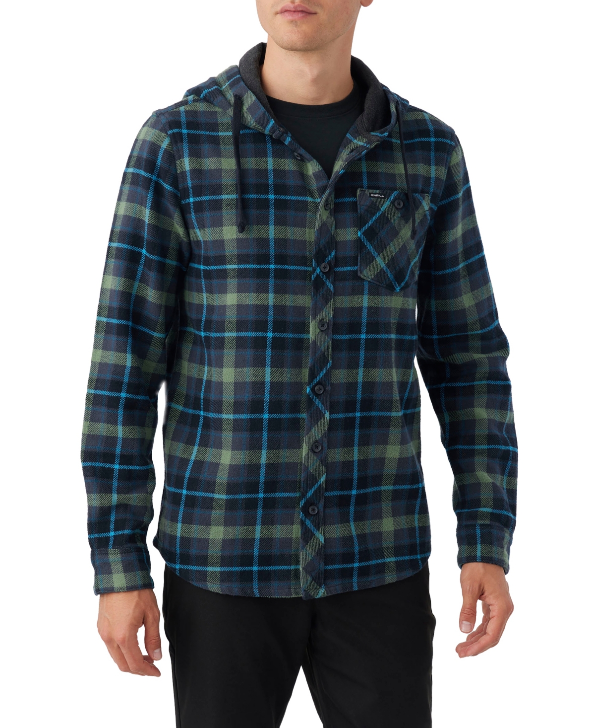 Men's Clayton Hooded Shirt - Graphite