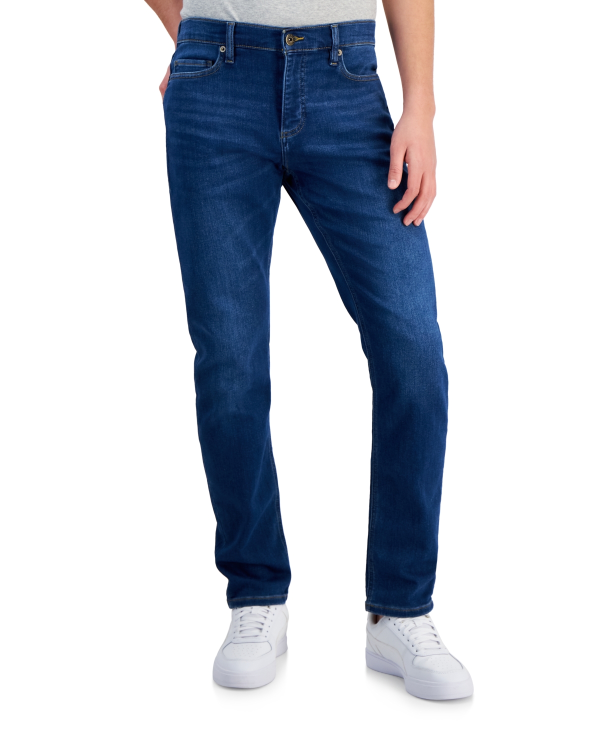 Men's Team Comfort Slim Fit Jeans, Created for Macy's - Team