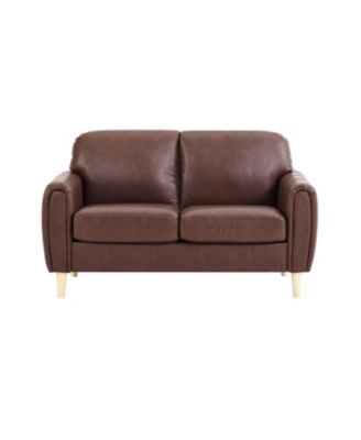 Gorm 58" Faux Leather Loveseat