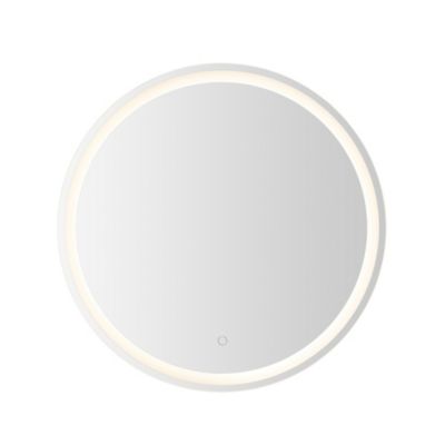 Dane 27 in. W x 27 in. H Small Round Frameless Dimmable Anti-Fog Front and Backlit Tri-Color LED Wall Bathroom Vanity Mirror
