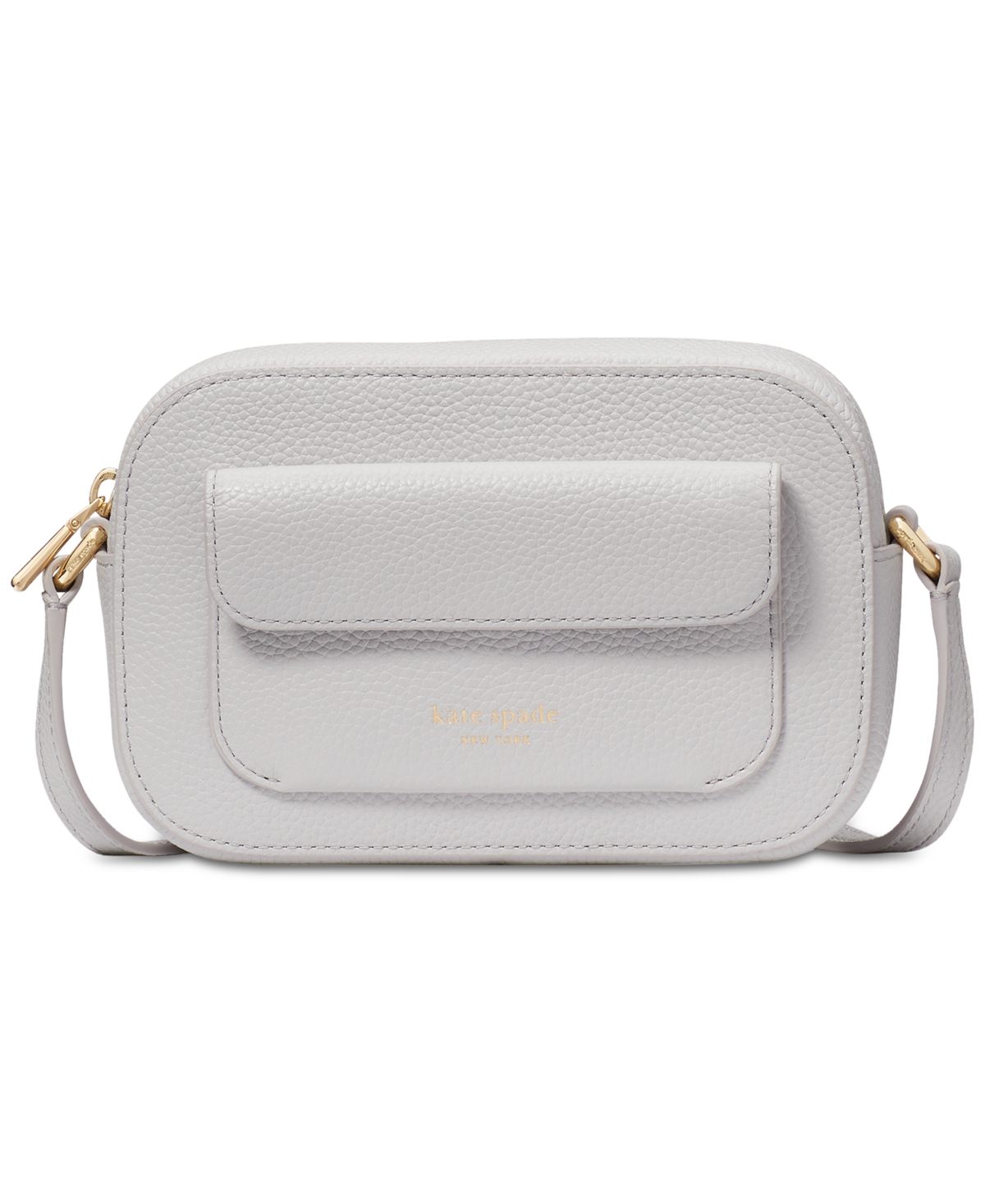 Kate Spade Ava Pebbled Leather Crossbody In North Star