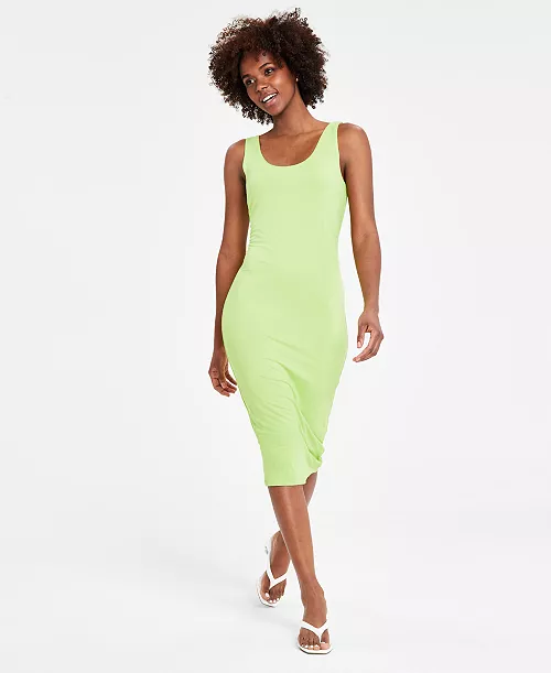 women's sleeveless midi bodycon dress, created for macy's