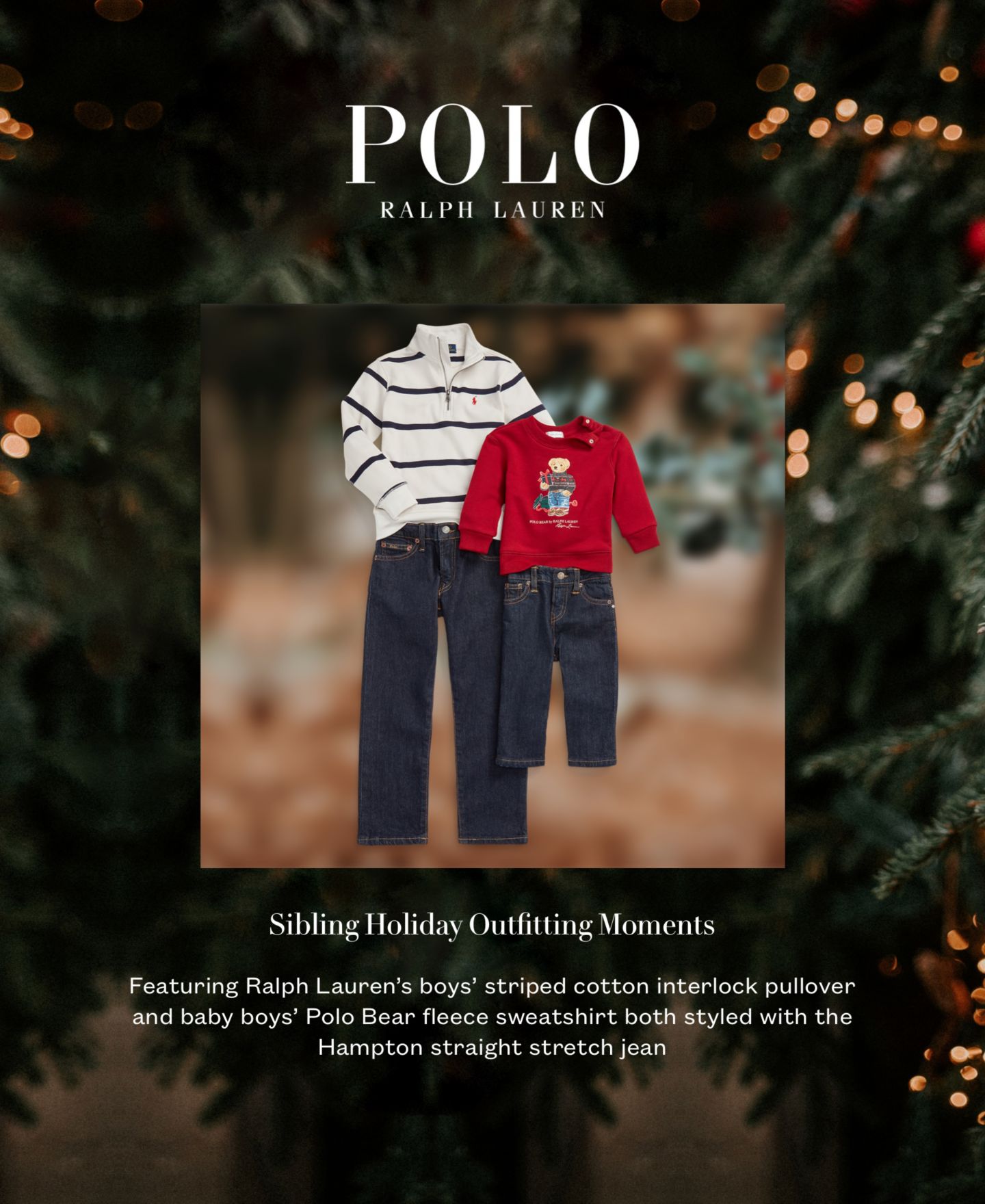 Джинсы Polo Ralph Lauren Hampton Straight Stretch Jean для мальчиков-малышей, цвет: Варёный — фото 3
