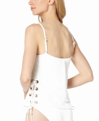 Michael Kors Women's Grommet-Detail Tankini Top