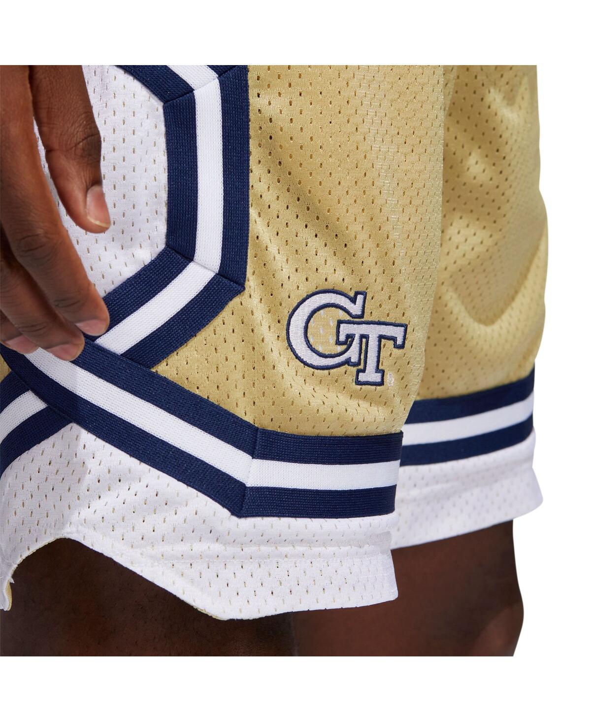 Men's adidasGeorgia Tech Yellow Jackets Swingman Aeroready Basketball Shorts - Gold