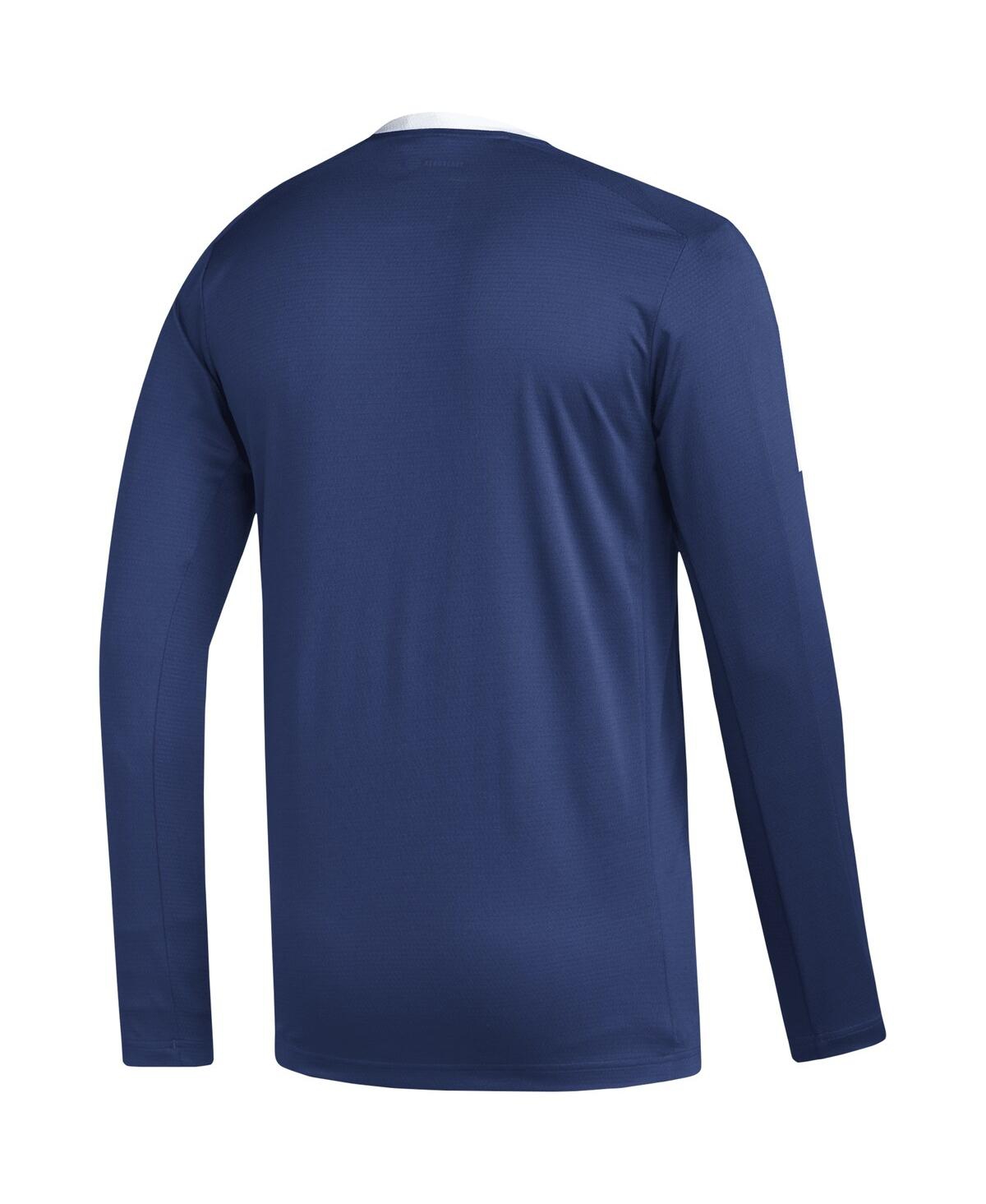 Men's adidasTampa Bay Lightning Aeroready Long Sleeve T-shirt - Blue