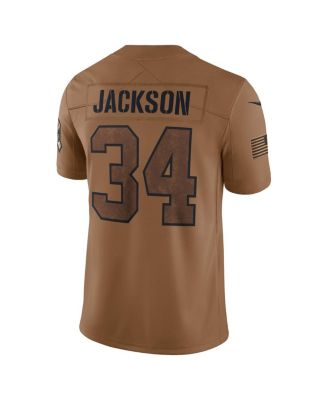 【US限定】ALL STAR ELITE スタジャン アストロワールド ブラウン Men's Nike Bo Jackson Brown Distressed Las Vegas Raiders 2023