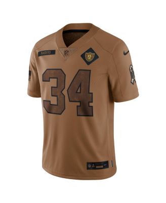 Men's Nike Bo Jackson Brown Distressed Las Vegas Raiders 2023