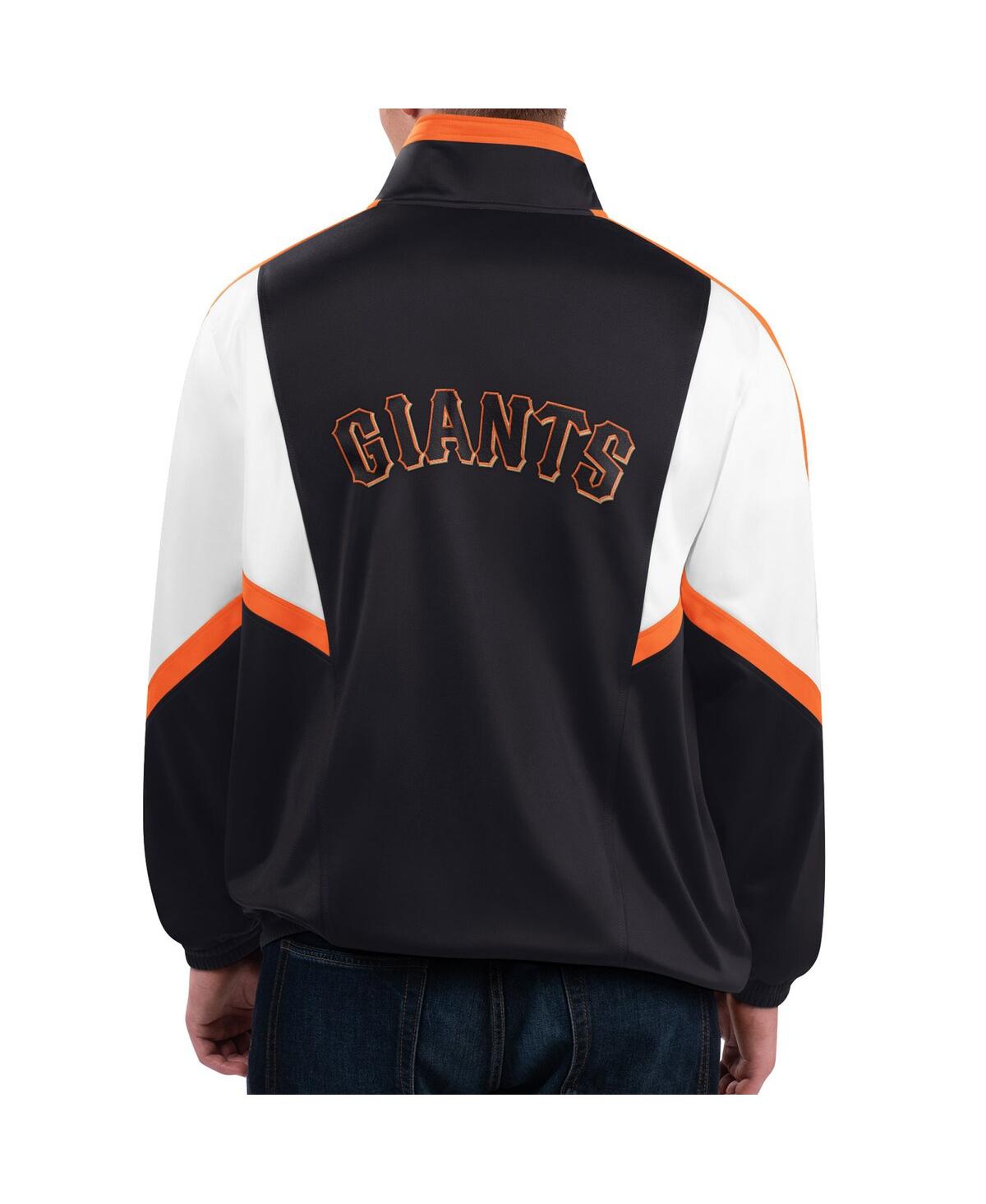 Shop Starter Men's  Black San Francisco Giants Lead Runner Full-zip Jacket