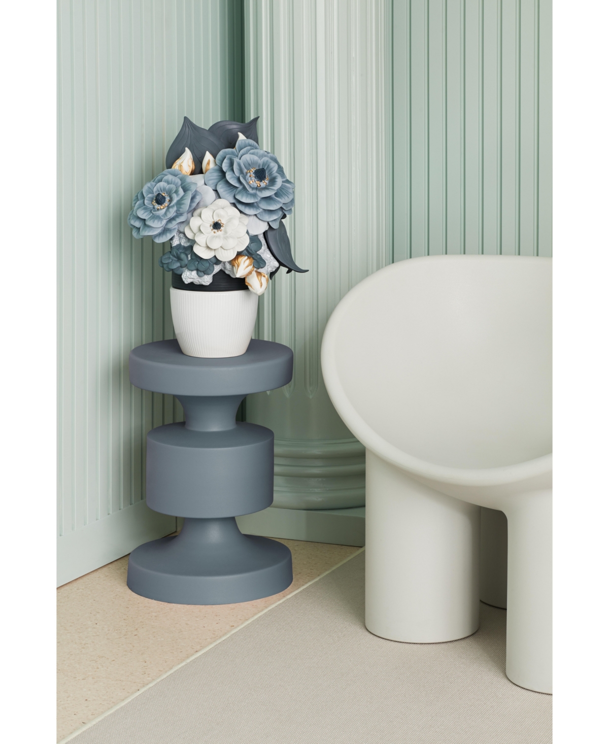 Lladrò Flowers Vase In Multi