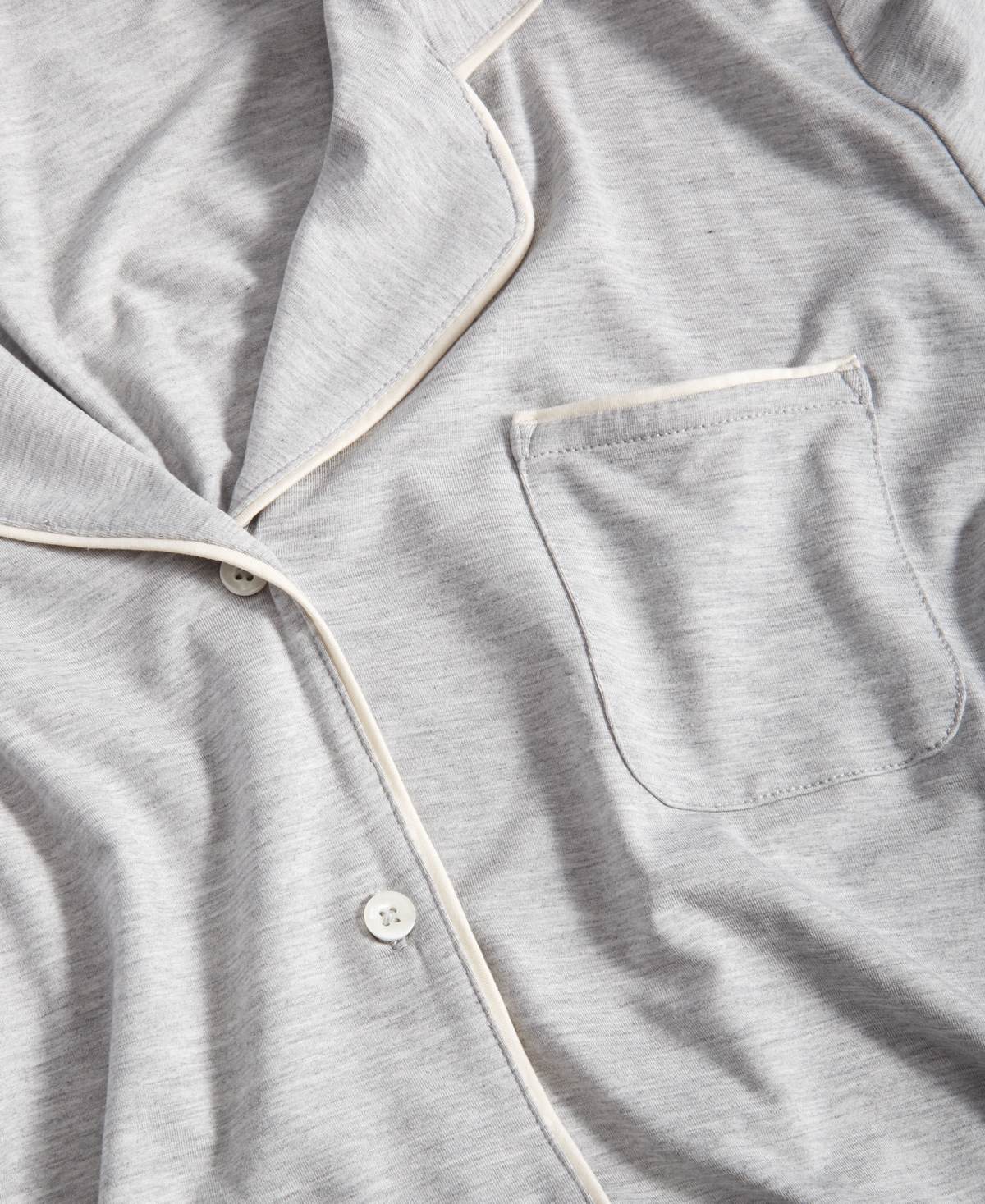 State Of Day Women's Notch Collar Sleepshirt Xs-3x, Created For Macy's In Sleep Grey Heather