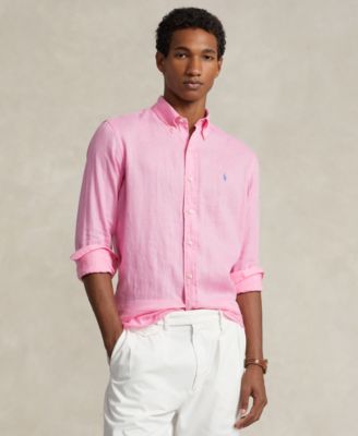 폴로 랄프로렌 Polo Ralph Lauren Mens Classic-Fit Linen Shirt