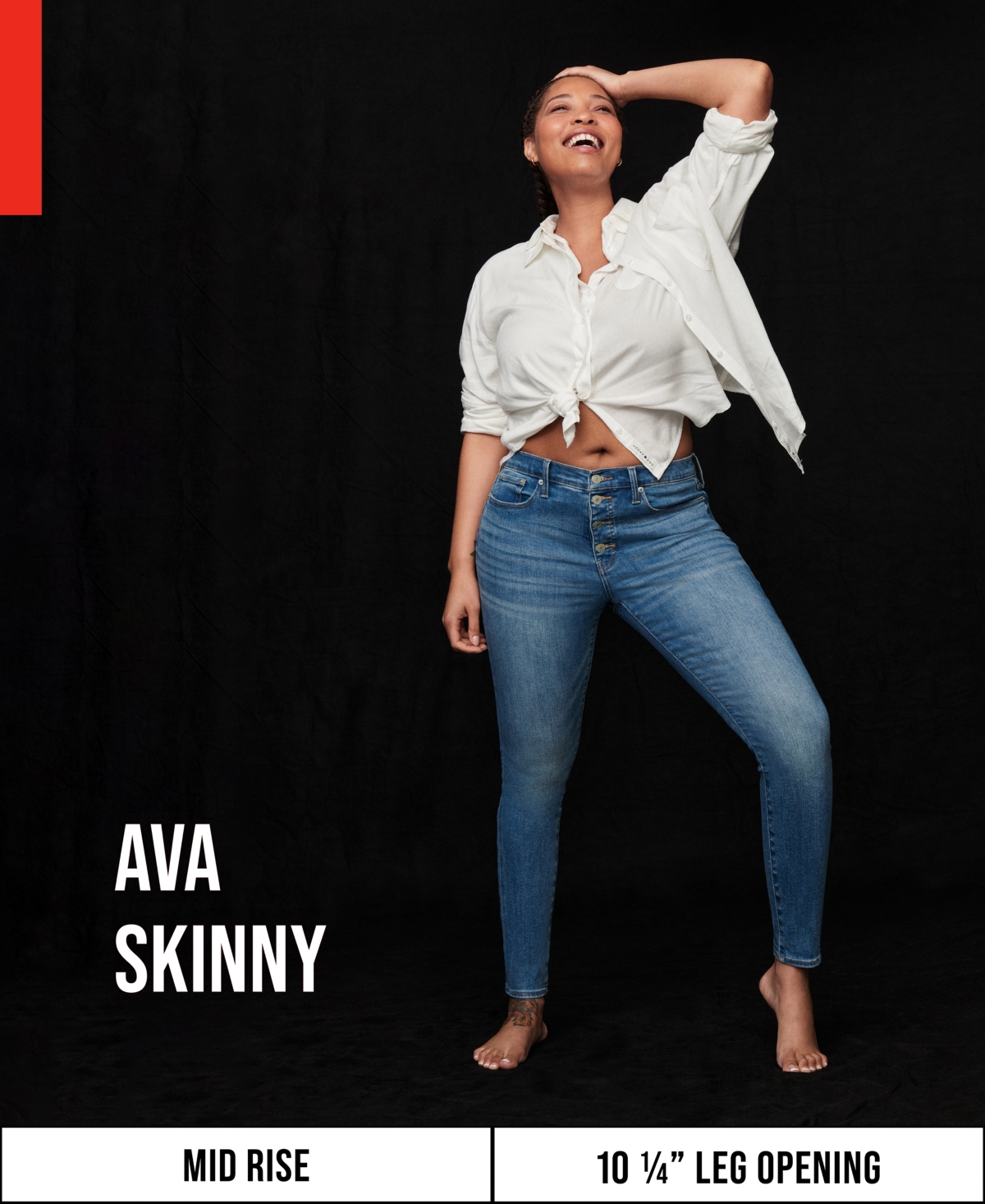 Shop Lucky Brand Women's Ava Mid-rise Ripped Skinny Jeans In Fan Girl Dest