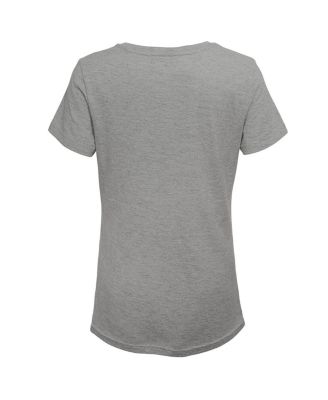 Big Girls Heather Gray Texas Rangers 2023 World Series Champions Locker Room T-shirt