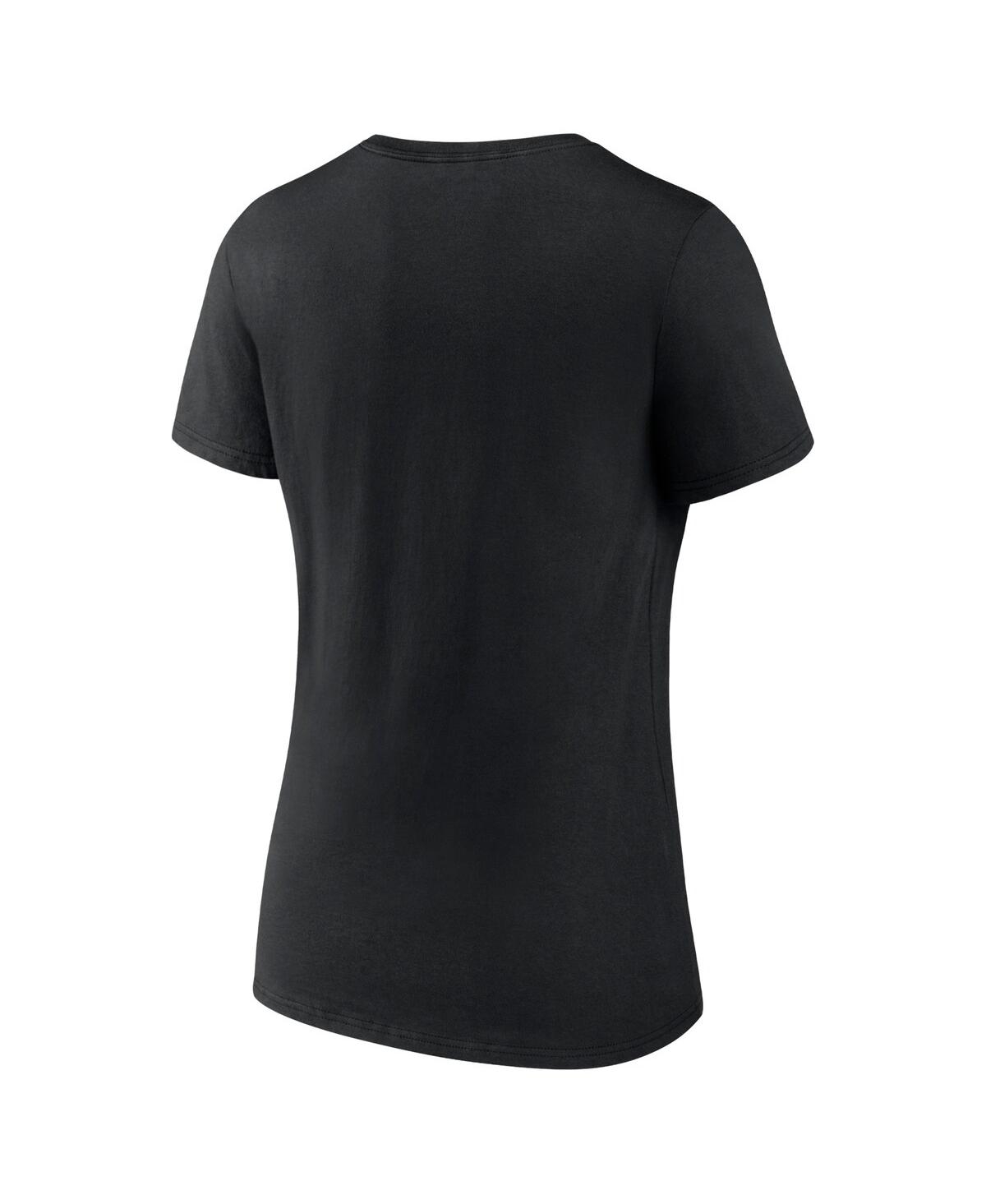 Women's FanaticsTexas Rangers 2023 World Series Champions Plus Size Parade V-Neck T-shirt - Black