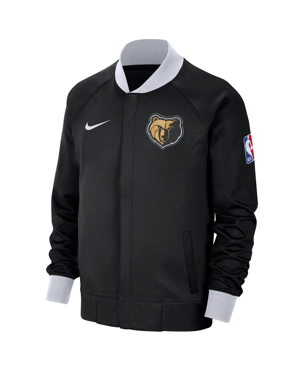 Men's NikeMemphis Grizzlies 2023/24 City Edition Authentic Showtime Performance Raglan Full-Zip Jacket - Black
