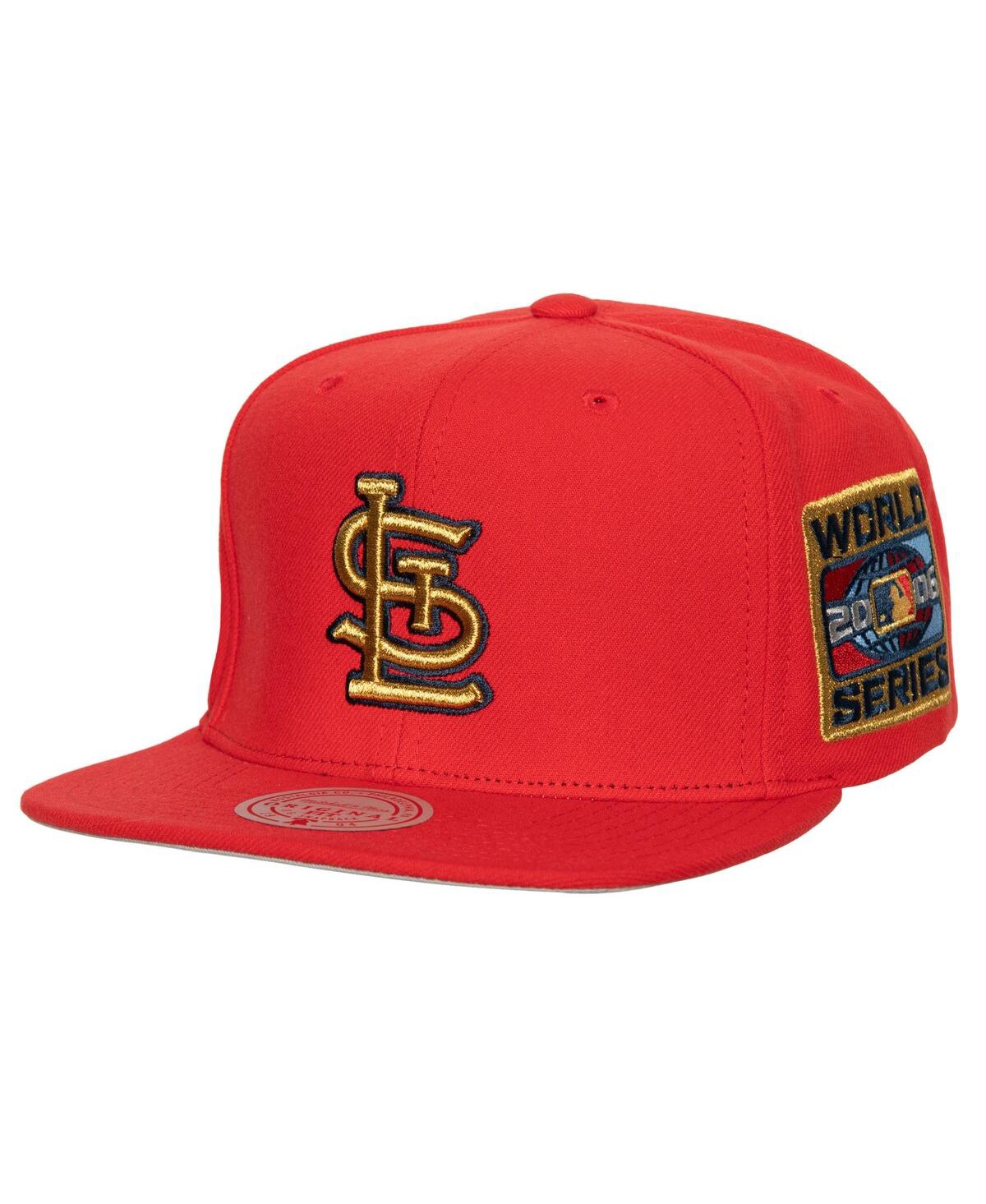Mitchell & Ness Men's  Red St. Louis Cardinals Champ'd Up Snapback Hat
