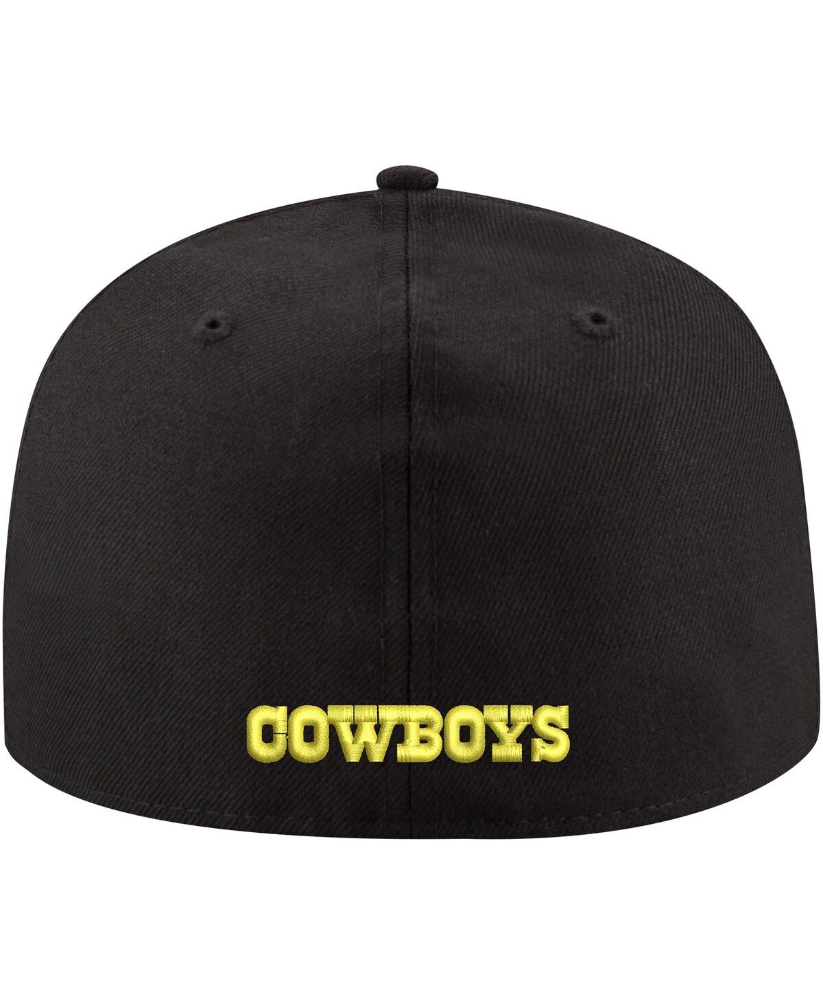 Men's New EraDallas Cowboys Volt 59FIFTY Fitted Hat - Black