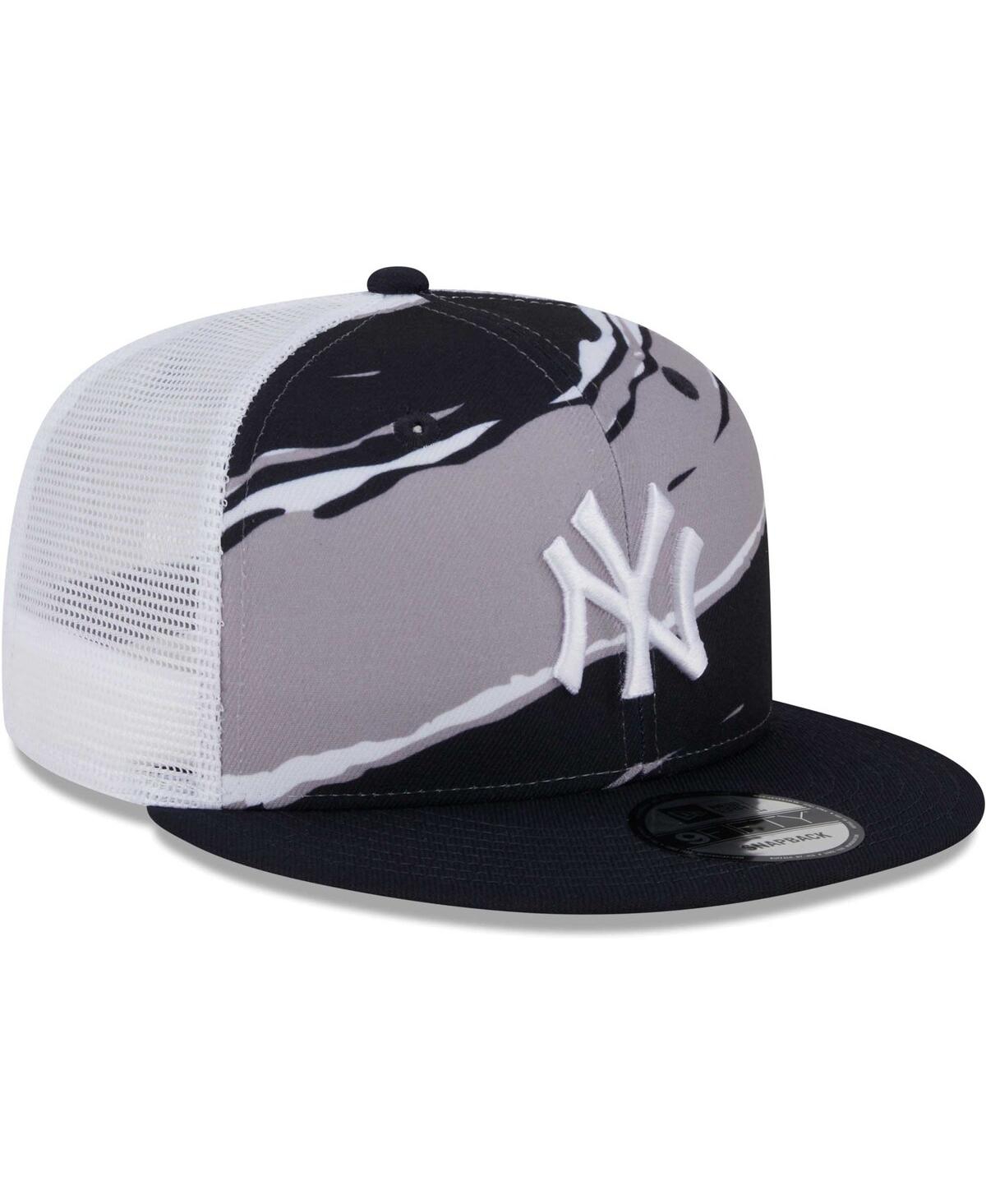 New Era Navy New York Yankees Tear Trucker 9fifty Snapback Hat In Navy