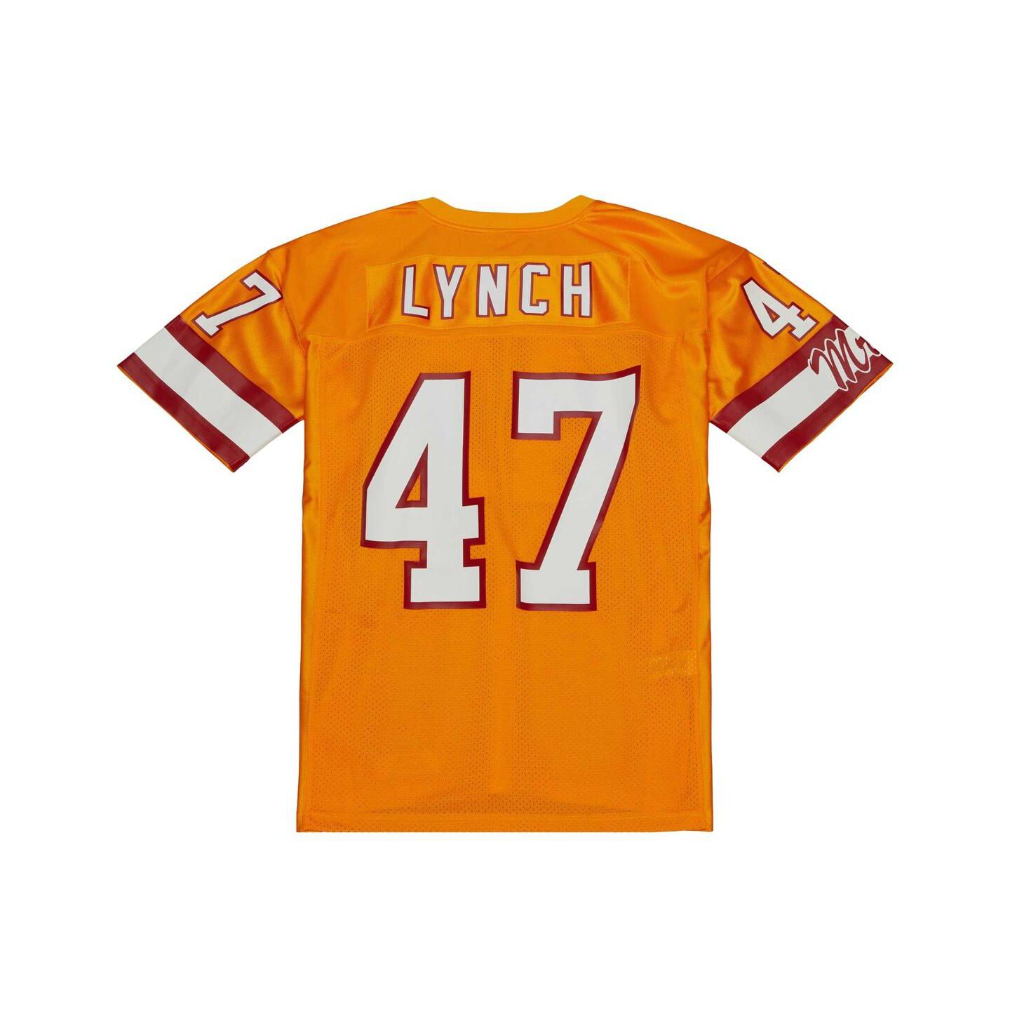 Мужской топ Mitchell & Ness John Lynch Orange Tampa Bay Buccaneers 1993 Authentic Jersey — фото 3