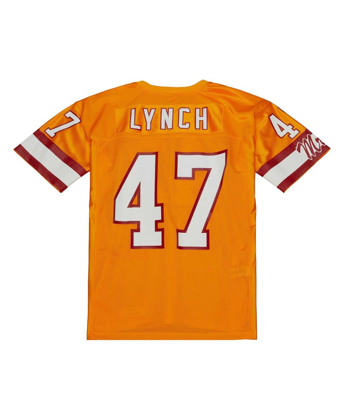 Men's Mitchell & Ness John LynchTampa Bay Buccaneers 1993 Authentic Jersey - Orange
