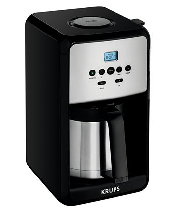 Krups ET351050 12-Cup Savoy Programmable Thermal Coffee Maker - Macy's