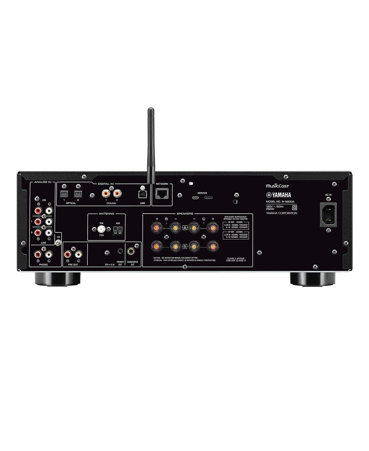 Yamaha R-N800A Stereo Network Receiver with Bluetooth, Wi-Fi, Remote and Music Cast