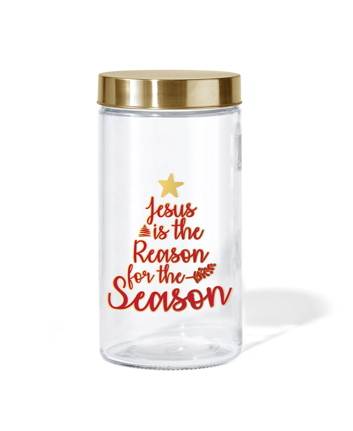 Shop Style Setter "jesus Is The Reason For The Season" Glass Jar, 60 oz In Clear