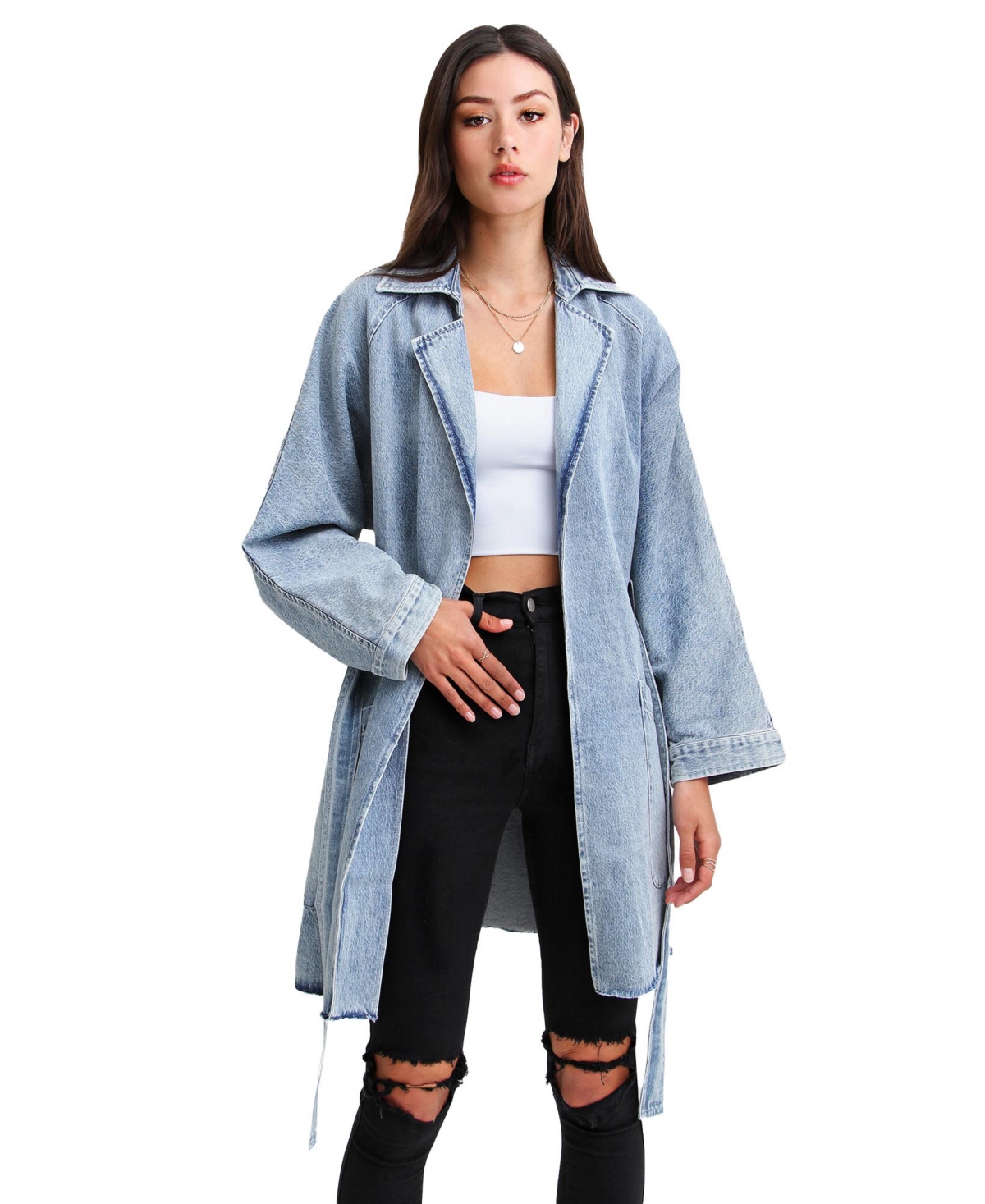 Women's Relaxed Boyfriend Denim Jacket - Indigo