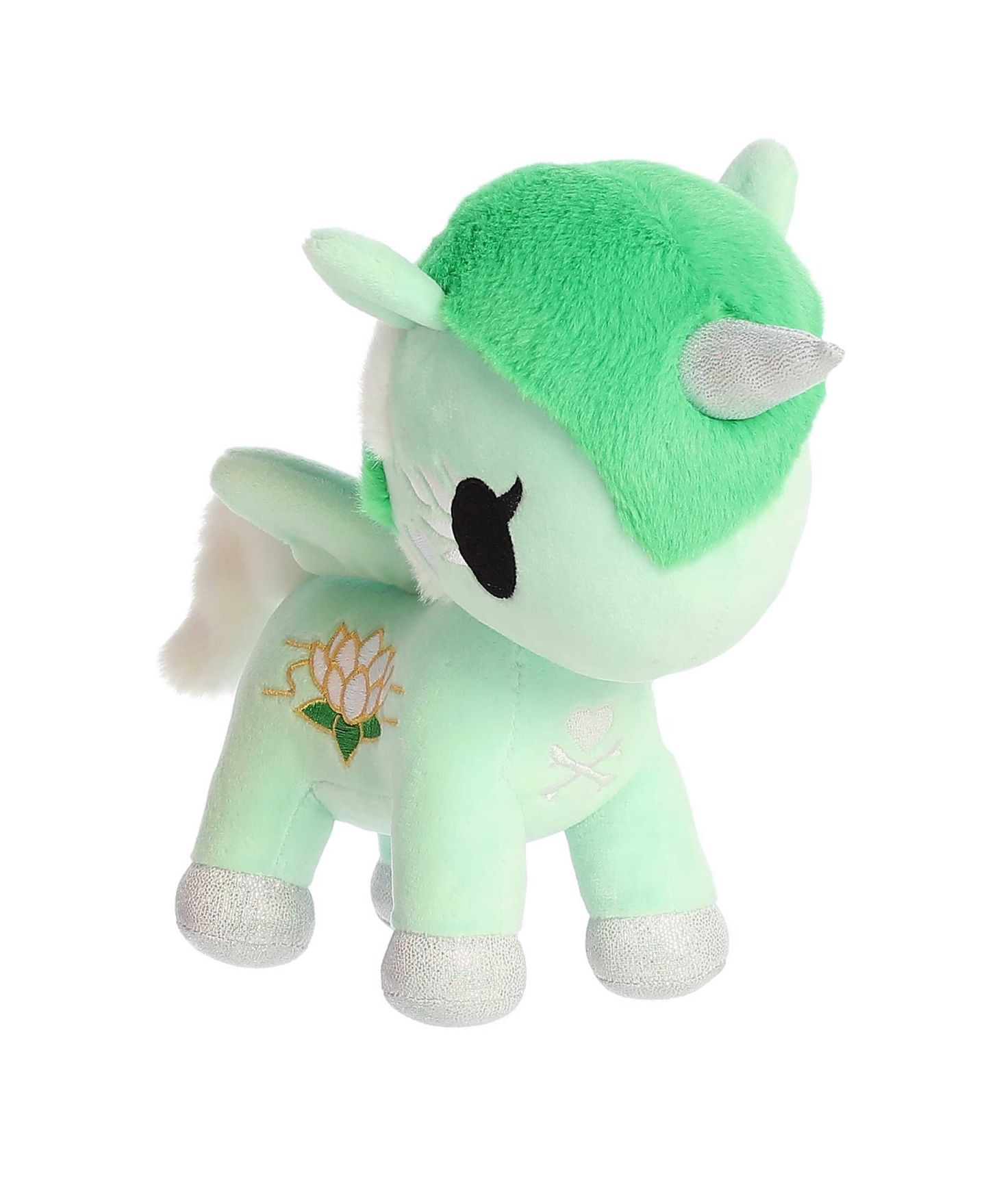 Детская мягкая игрушка Aurora Small Flower Power Water Lily Unicorno tokidoki Enchanting Plush Toy 7.5" — фото 1