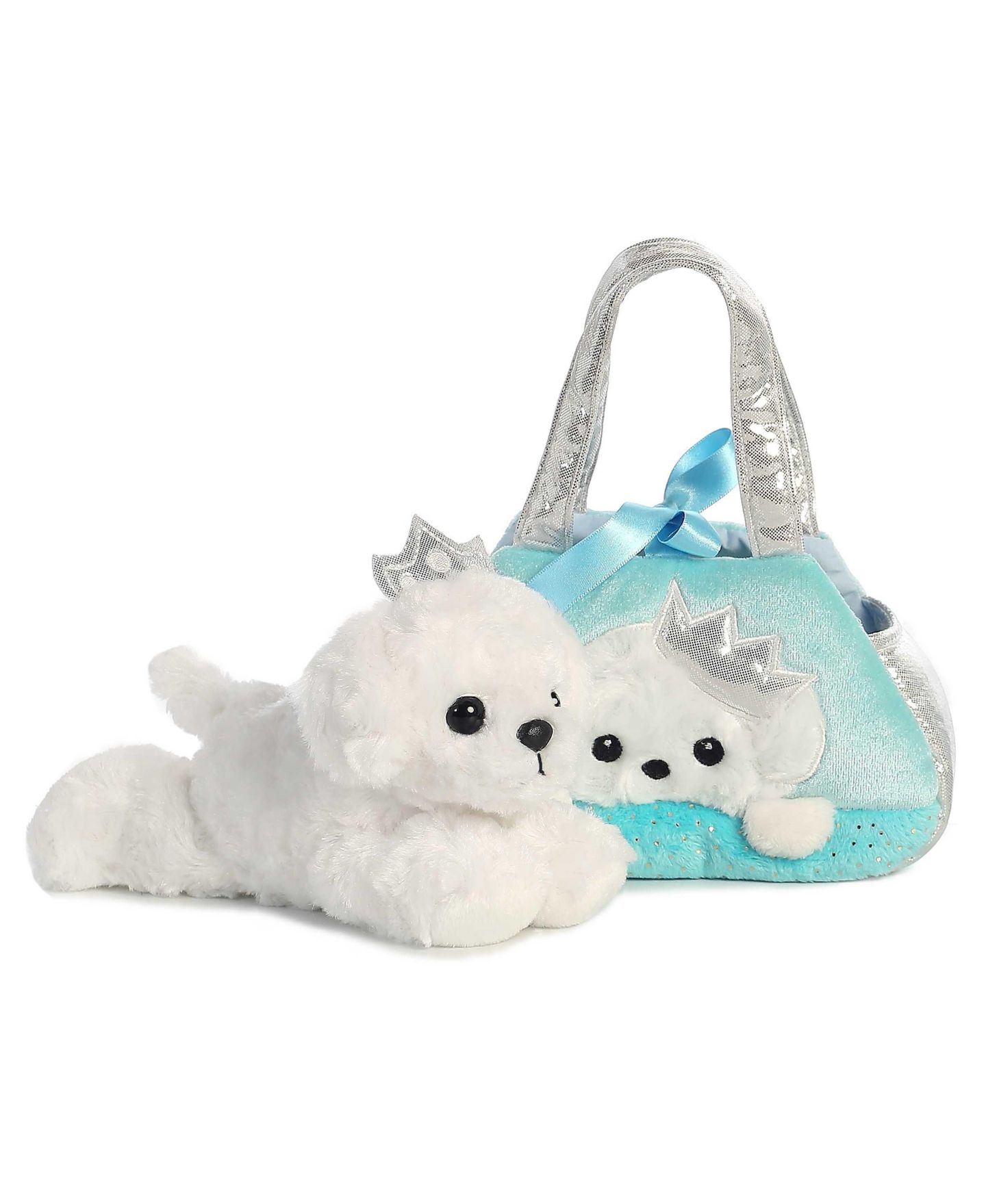 Детские мягкие игрушки Aurora Peek-a-Boo Princess Puppy 7" Plush, 2-Piece — фото 3