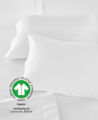 Organic Cotton Set of 2 Pillowcases, King Pillowcase